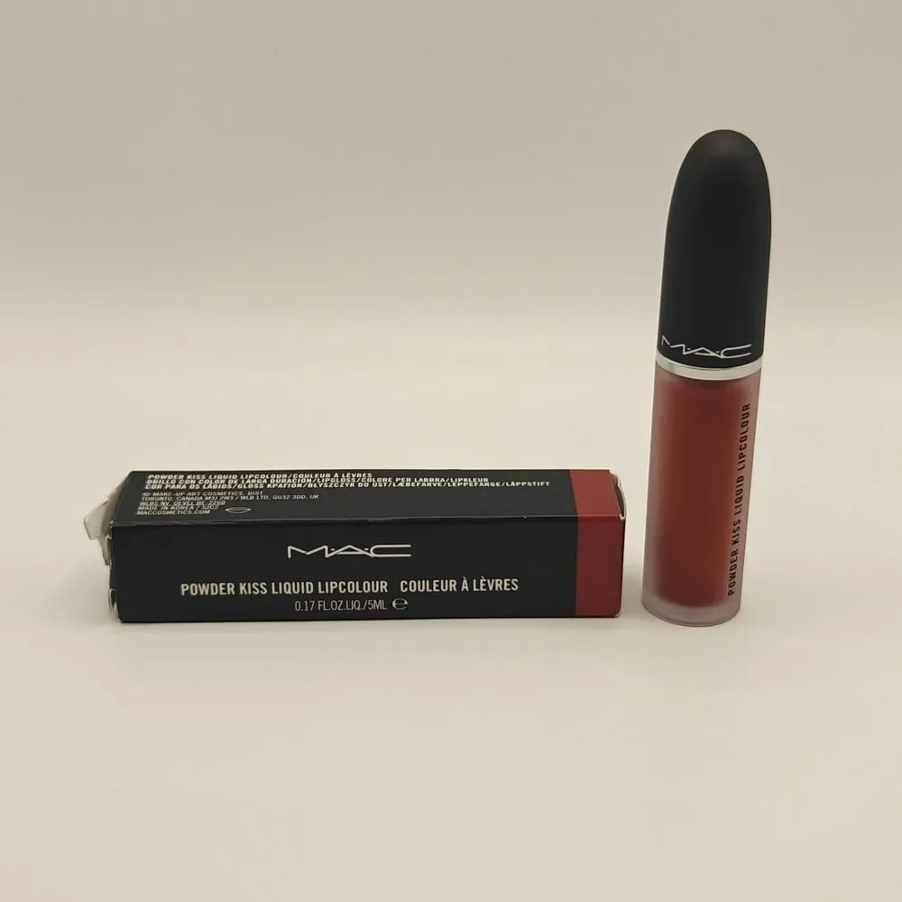 MAC Powder Kiss Liquid Lipcolour Marrakesh Mere 0.17oz New in Box
